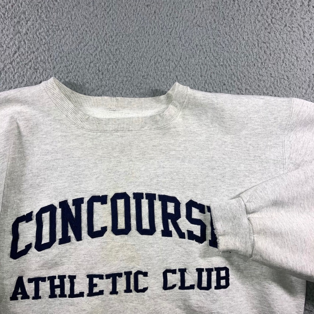 VTG Reebok Hardcore Training Sweatshirt XL Gray Baggy Distressed Graphic Crew